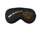 Slaapmasker met opbergtasje Zwart