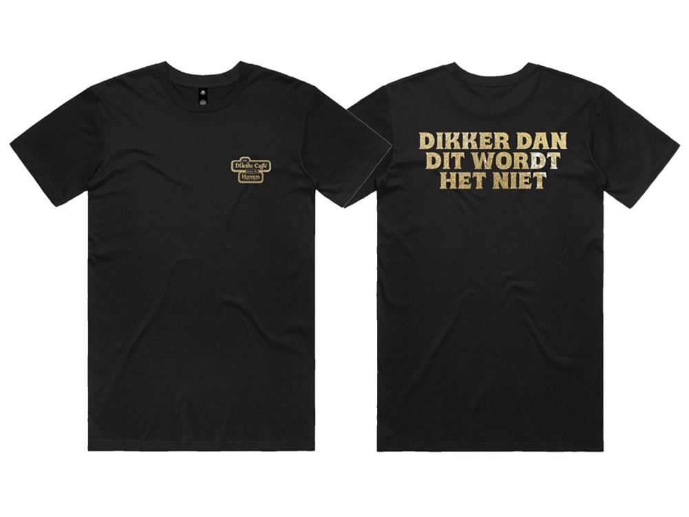 Quote T-shirt Zwart